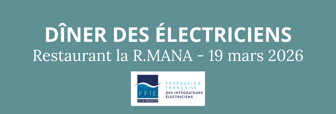 Dîner des électriciens au restaurant la R.MANA
